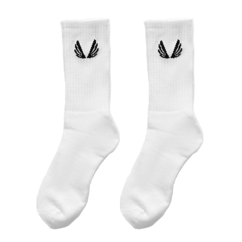 Asrv Essential Crew (3 Pair) Men's Socks White | 18406PJEC