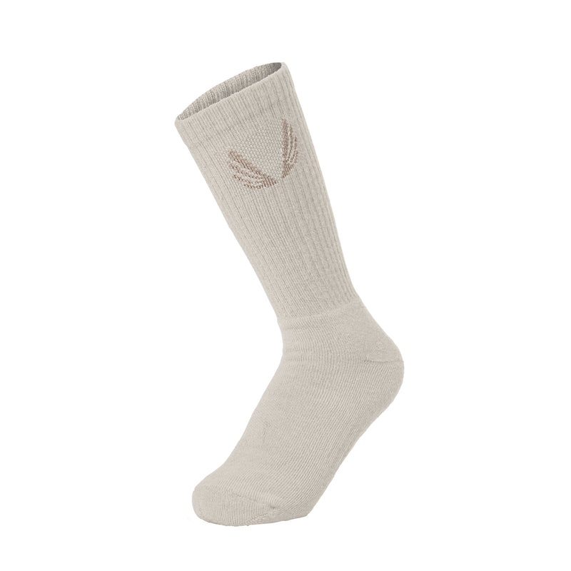 Asrv Essential Crew (3 Pair) Men\'s Socks White | 83275QJPD